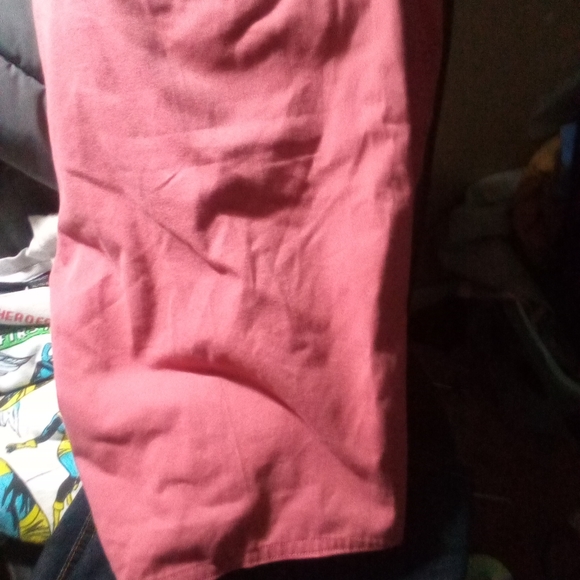 Ralph Lauren polo shorts pink used to be pants I cut them down and sewed them - Picture 4 of 4